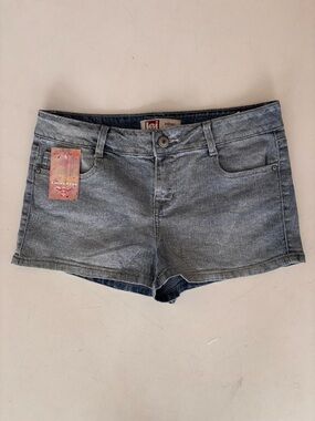 Vintage lei sparkly Light Blue Denim Shorts